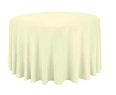 Table Cloth - Apollo Rose 68" Circular - Ivory