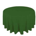 Table Cloth - Apollo Rose 68" Circular - Forest Green