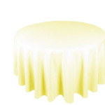 Table Cloth - Apollo Rose Circular - 90" - Cream