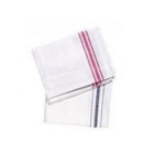 Tea Towels - Cotton (Pack 10) Striped Edge