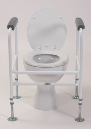 Height Adjustable Toilet Surround c/w Floor Fixings