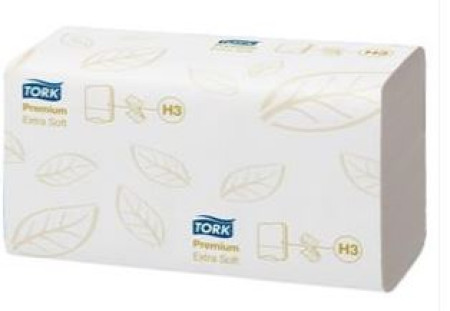 Tork Extra Soft Singlfold White Hand Towel