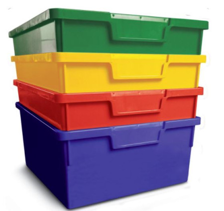 Karri Cart Tray Red 16 x 31 x 43cm