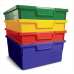 Karri Cart Tray Green 16 x 31 x 43cm