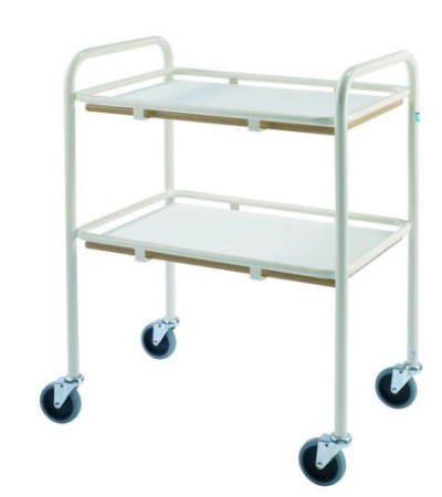 Service Trolley with Laminated Shelves