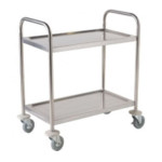 2 Shelf S/S Clearing Trolley