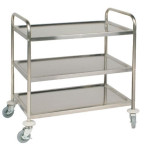3 Shelf S/S Large Clearing Trolley