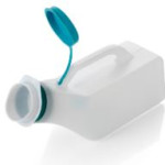 Hospital Style Male Urinal with Handle