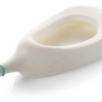 1L White Petal Style Female Urinal