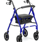 Walker - Four Wheeled - Blue - 8" Wheels (RMA)