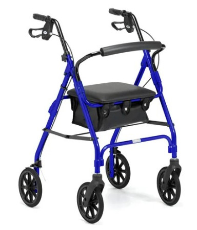 Walker - Four Wheeled - Blue - 8" Wheels (RMA)