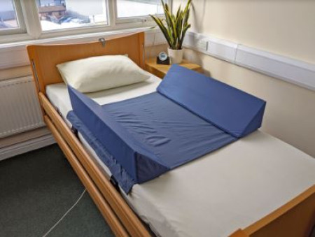 Bed Side Wedges with Draw Sheet