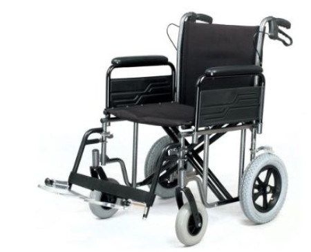 Transit Wheelchair H/D 22" Attendant Brakes