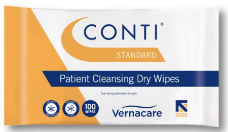 Conti Lite Cleansing Dry Wipe 26x18cm
