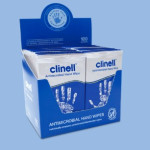 Clinell Antimicrobal Hand Wipe Box 100