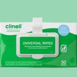 Clinell Universal Wipe Clip Pack 50 x 24