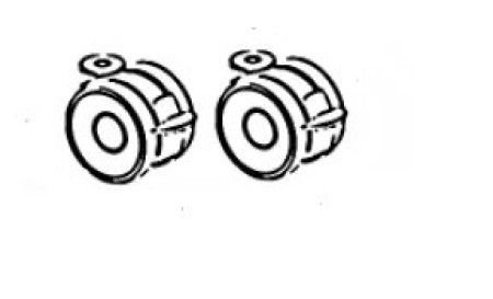 Rear Castors - Pair