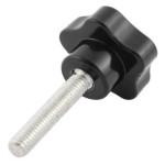 Overbed Table Adjustable Star Handle Bolt Clamp