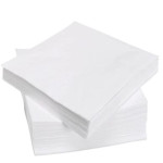 Serviettes - 3 Ply White x 50